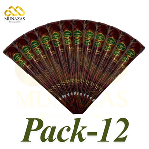 Red Herbal Hena jumbo Pack of 12 cone (WS)
