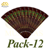 Red Herbal Hena jumbo Pack of 12 cone (WS)